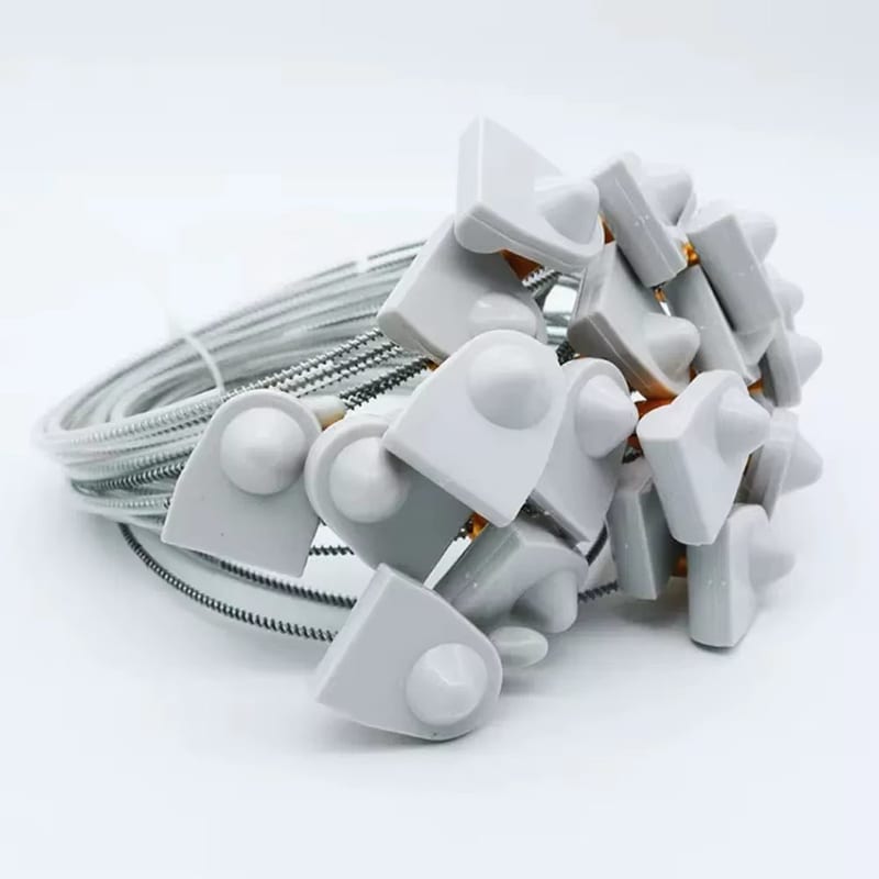 Etiquetas rígidas com cabo de aço
